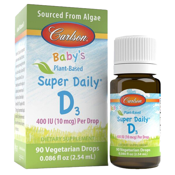 Carlson Labs Baby's Plant-Based Super Daily D3, 400 IU 254 ml