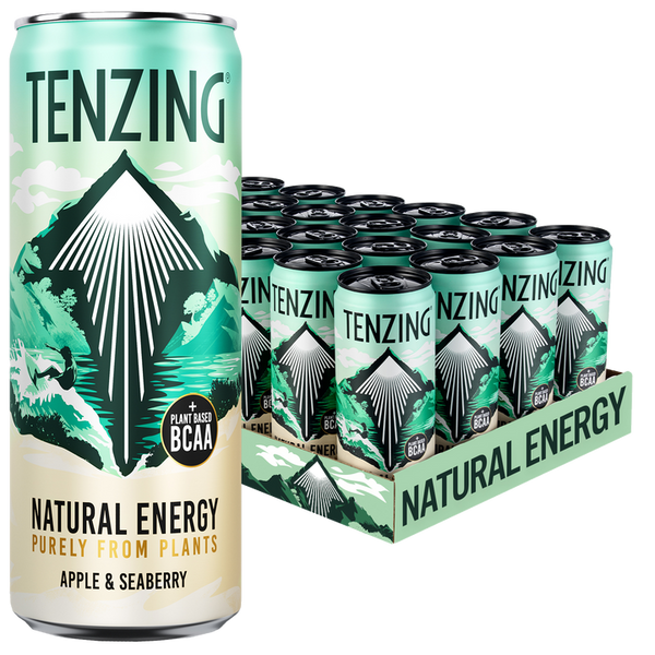 TENZING Natural Energy BCAA 12x330ml - Apple & Seaberry - Sports Drink at MySupplementShop by Tenzing Natural Energy