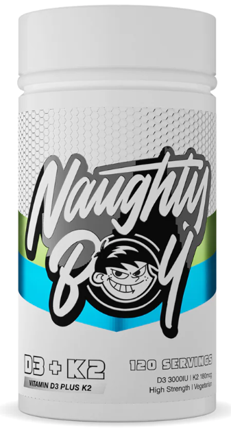 NaughtyBoy Vitamin D3 + K2 120 Caps