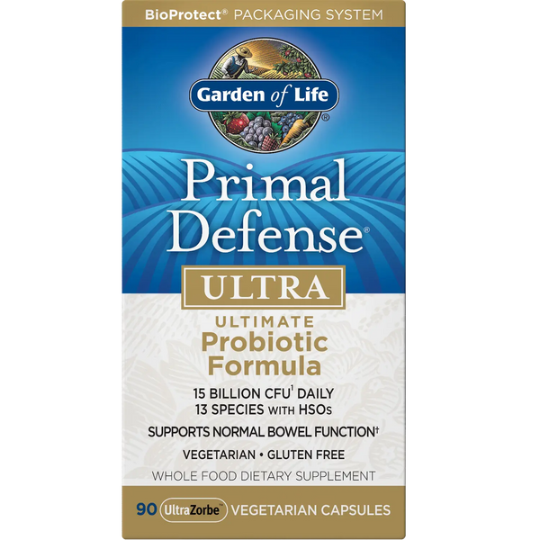 Garden of Life Primal Defense Ultra, Ultimate Probiotic Formula - 90 vcaps | High-Quality Health and Wellbeing | MySupplementShop.co.uk