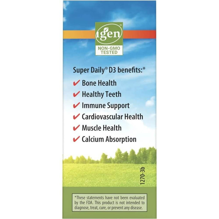 Carlson Labs Super Daily D3 1,000iu 365 Drops 10.3ml - Muscle Health at MySupplementShop by Carlson Labs