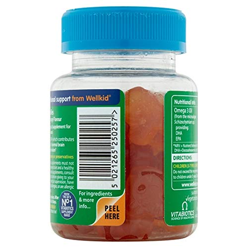 Vitabiotics WellKid Peppa Pig Omega 3 Flaxseed Oil Soft Jellies 3-7 Years