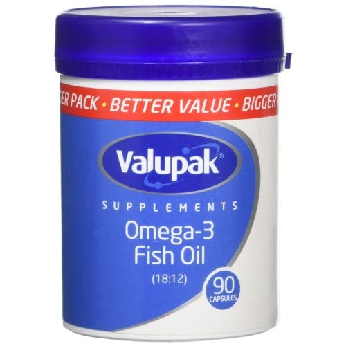 Valupak Omega 3 Fish Oils Capsules 1000mg 