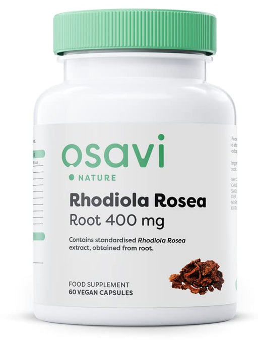 Osavi Rhodiola Rosea Root, 400mg - 60 vegan caps - Health and Wellbeing at MySupplementShop by Osavi