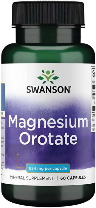 Swanson Magnesium Orotate 40mg 60 capsules