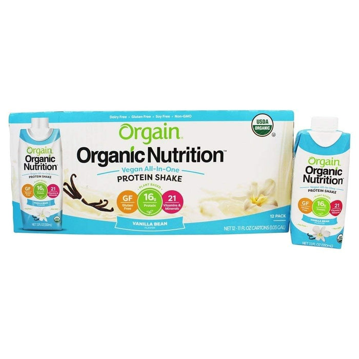 Orgain Organic Protein, Creamy Chocolate Fudge - 462g Best Value Protein Drink at MYSUPPLEMENTSHOP.co.uk