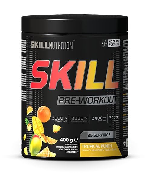 Skill Nutrition Skill Pre-Workout 400g - Beta-Alanine at MySupplementShop by SKILL NUTRITION