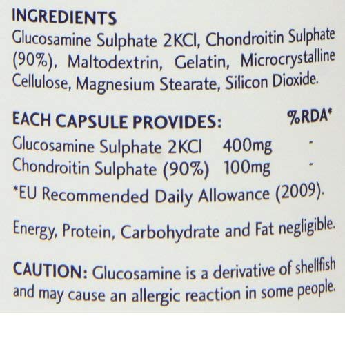 Valupak Glucosamine & Chondroitin Tablets 500/400mg 