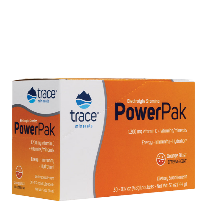 Trace Minerals Electrolyte Stamina Power Pak - Orange Blast 144g