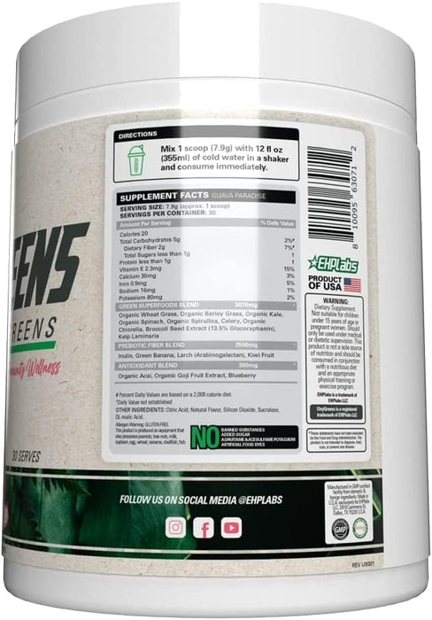 EHP Labs EHP Labs OxyGreens 360g Frosty Big Apple