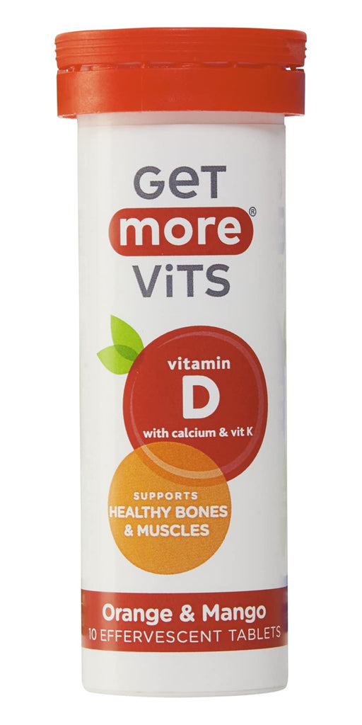 Get More Vits Vitamin D 10 Tabs - Sports Nutrition at MySupplementShop by Get More Vits