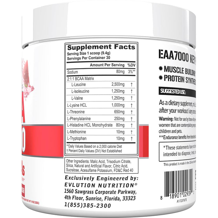 EVLution Nutrition EAA 7000, Watermelon Splash 282g