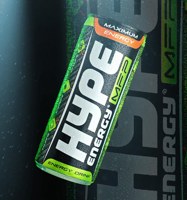 HYPE MFP Maxi Power 24x250ml Energy Drink | Premium Energy Drinks at MYSUPPLEMENTSHOP.co.uk