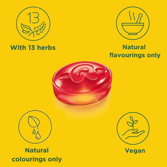 Ricola Swiss Herb Drops Sugar-Free Cranberry Box 20 Pack