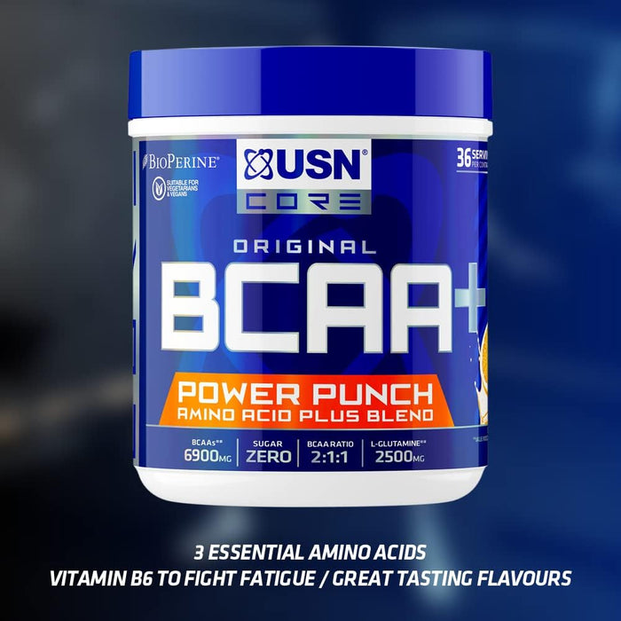 USN BCAA Power Punch+ Powder - BCAAs at MySupplementShop by USN