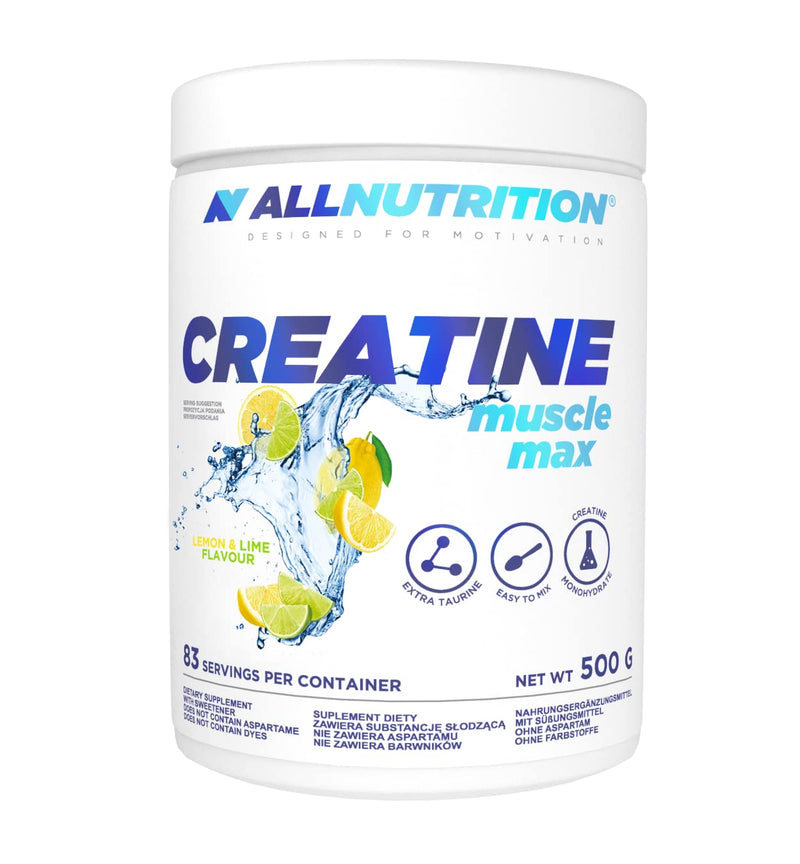 Allnutrition Creatine Muscle Max Lemon Lime 500g at the cheapest price at MYSUPPLEMENTSHOP.co.uk