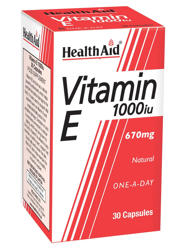 Healthaid Vitamin E Capsules 1000Iu 