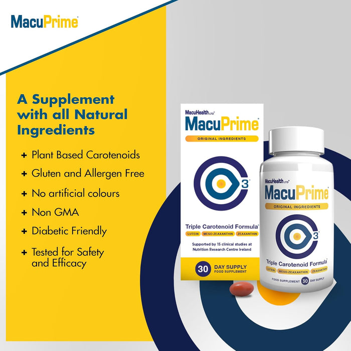 Macuprime Eye Health Supplements x 90
