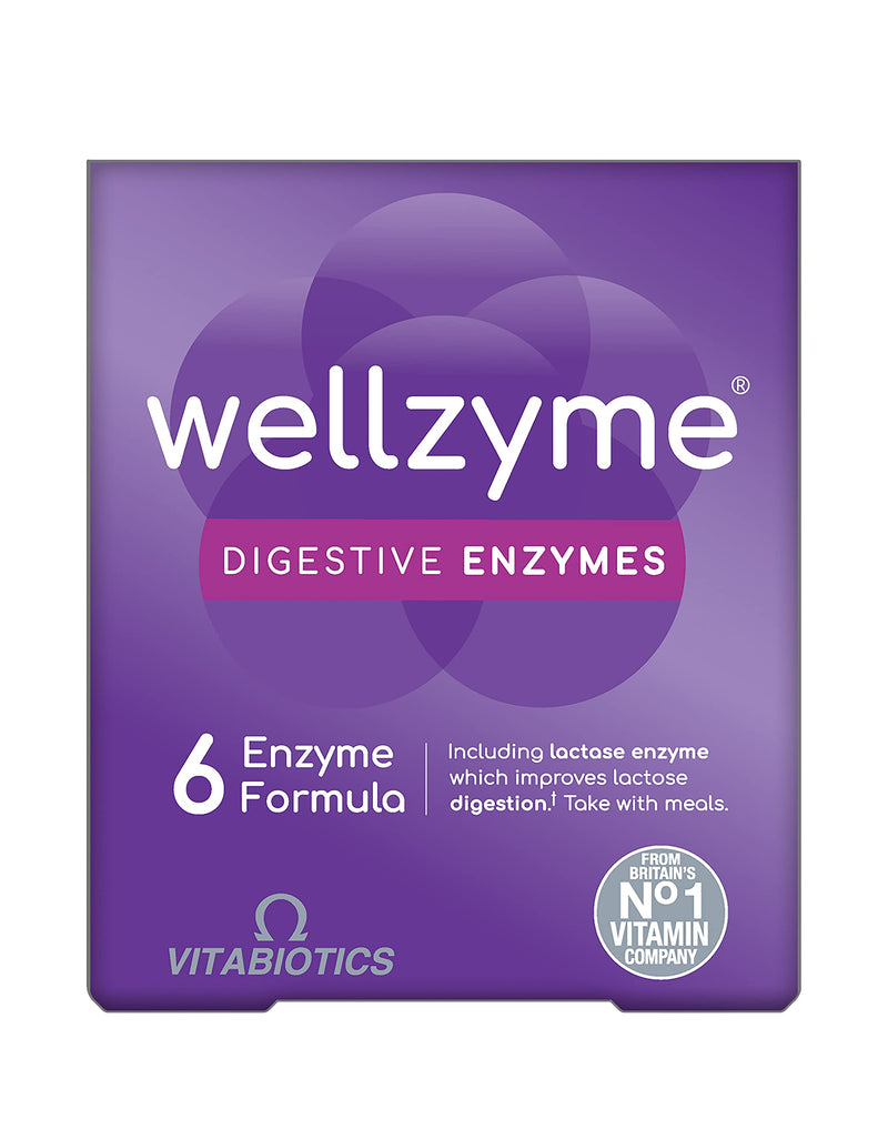 Vitabiotics Wellzyme Digestive Enzymes Capsules