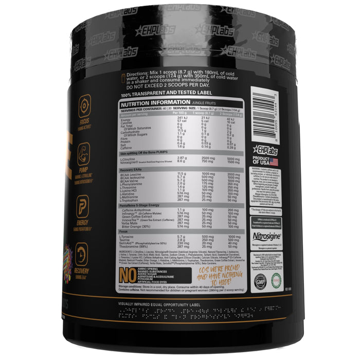 EHP Labs Pride Preworkout 40 Servings Unleash Your Ultimate Performance - Pre Workout at MySupplementShop by EHP LABS