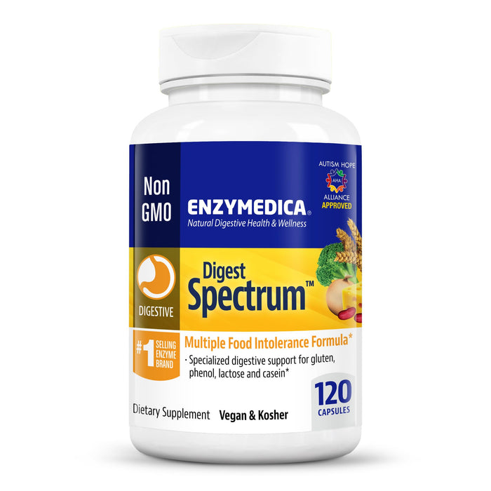 Enzymedica Digest Spectrum 120 Capsules - Nutritional Supplement at MySupplementShop by Enzymedica