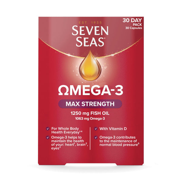 Seven Seas Omega-3 Max Strength With Vitamin D Capsules