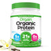 Orgain Organic Protein, Vanilla Bean - 462g Best Value Protein Supplement Powder at MYSUPPLEMENTSHOP.co.uk