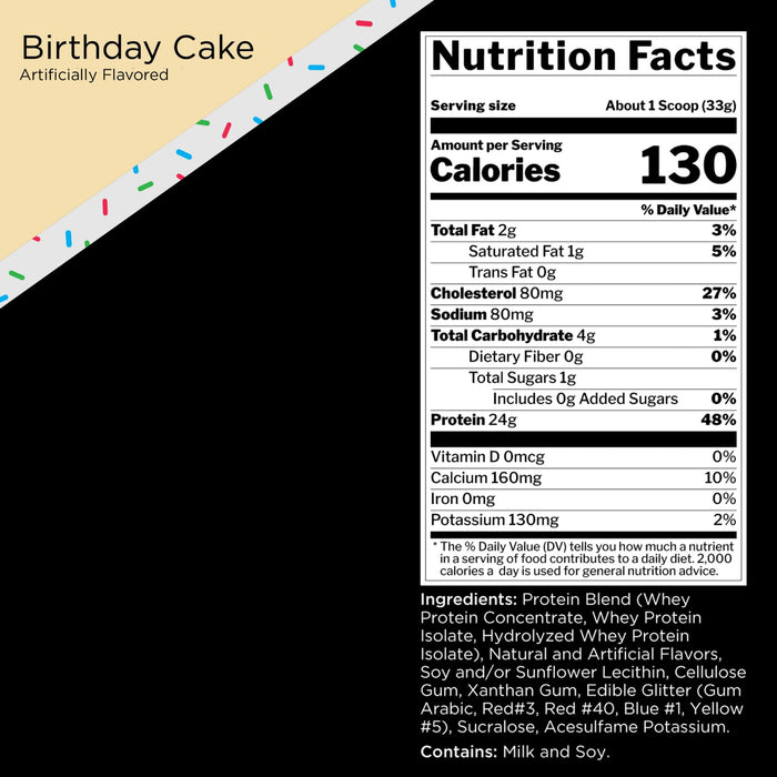 R1 Whey Blend, Birthday Cake - 2240g | Premium Whey Proteins at MYSUPPLEMENTSHOP.co.uk