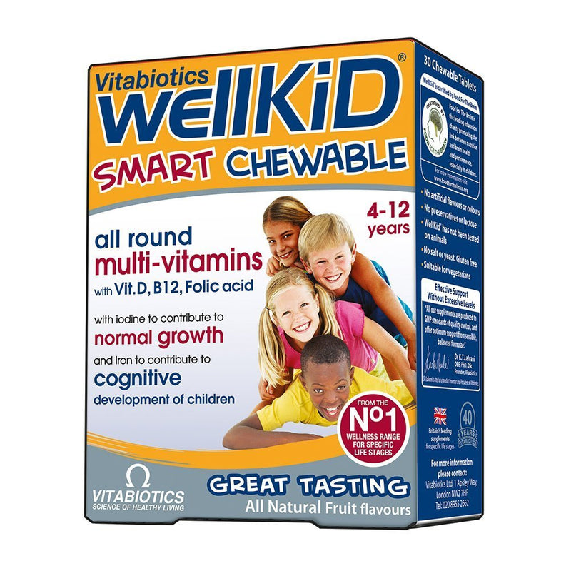 Vitabiotics Wellkid Chewable Tablets 