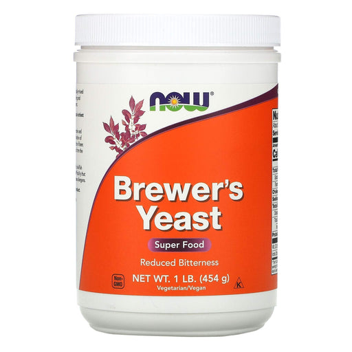 NOW Foods Brewer's Yeast, Powder - 454g - Health and Wellbeing at MySupplementShop by NOW Foods