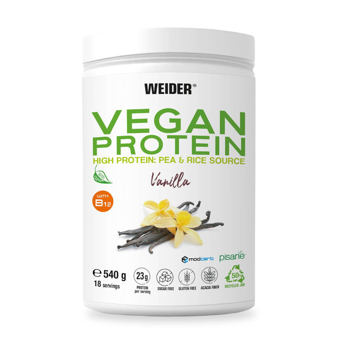 Weider Vegan Protein 540g - Pea Proteins at MySupplementShop by Weider