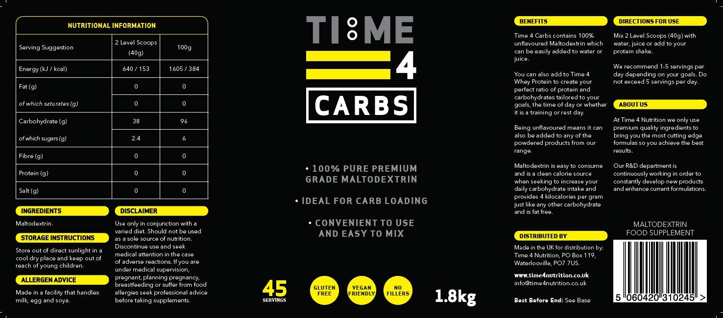 Time 4 Carbs 1.8kg