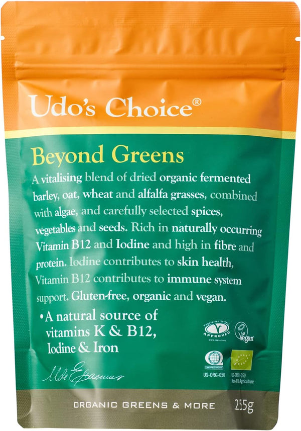 Udo&#039;s Choice Beyond Greens 255g - Sports Nutrition at MySupplementShop by Udo&#039;s Choice