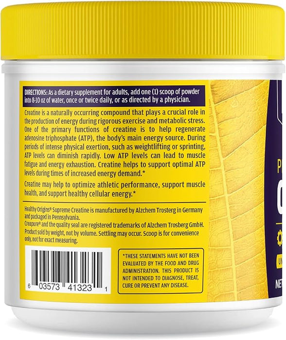 Healthy Origins Creatine Powder (Creapure) 21.2oz