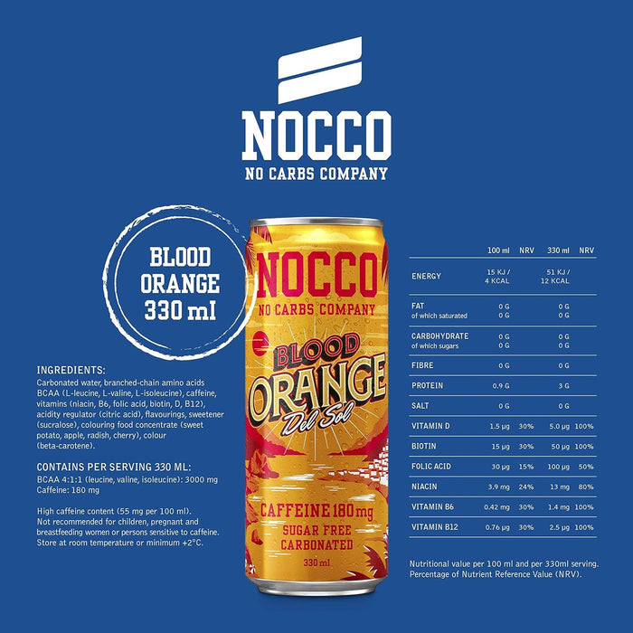 NOCCO BCAA 12x330ml