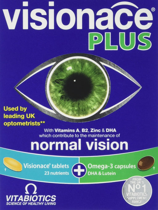 Vitabiotics Visionace Plus Tablets And Capsules
