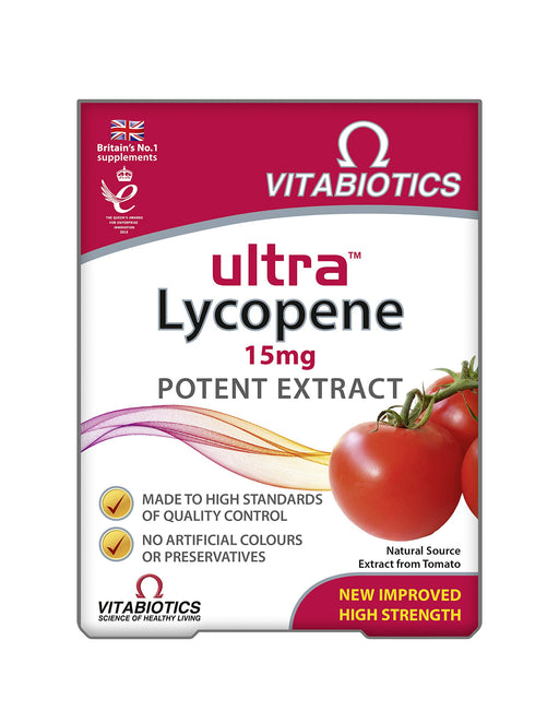 Vitabiotics Ultra Lycopene 10mg Tablets 