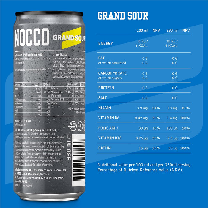 NOCCO Focus 12x330ml