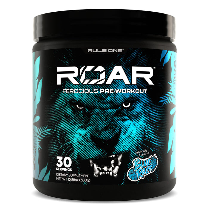 Rule One Roar, Blue Razz - 300g Best Value Nutritional Supplement at MYSUPPLEMENTSHOP.co.uk