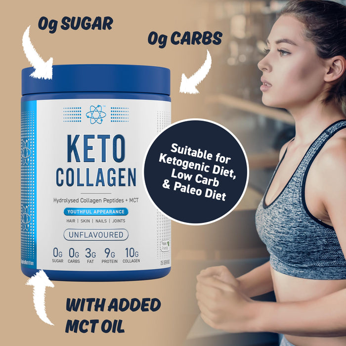 Applied Nutrition Keto Collagen, Unflavoured - 325g