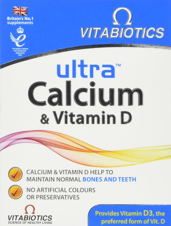 Vitabiotics Ultra Calcium & Vitamin D Tablets