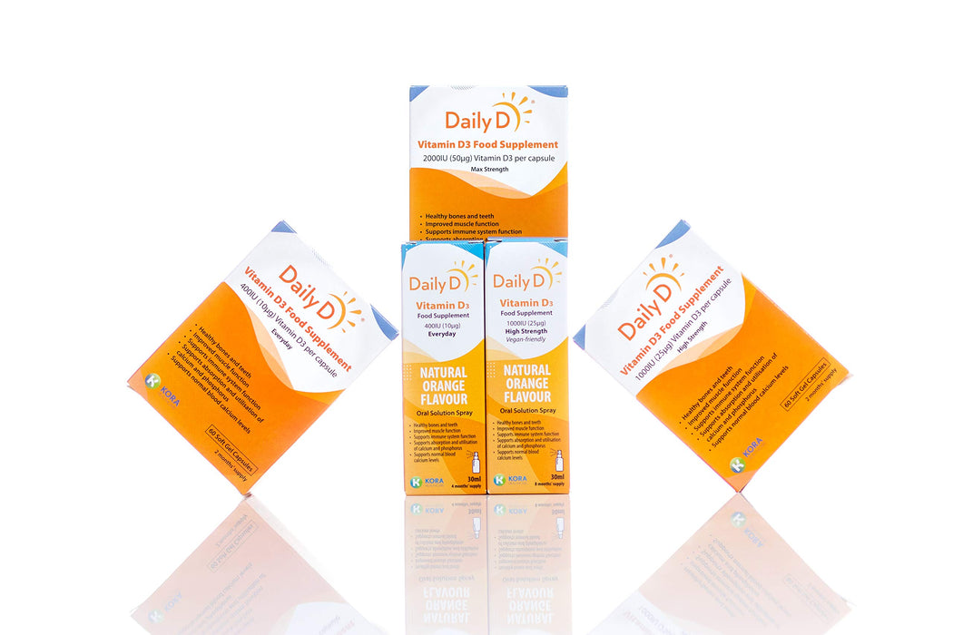 DailyD 1000iu Vitamin D3 Spray