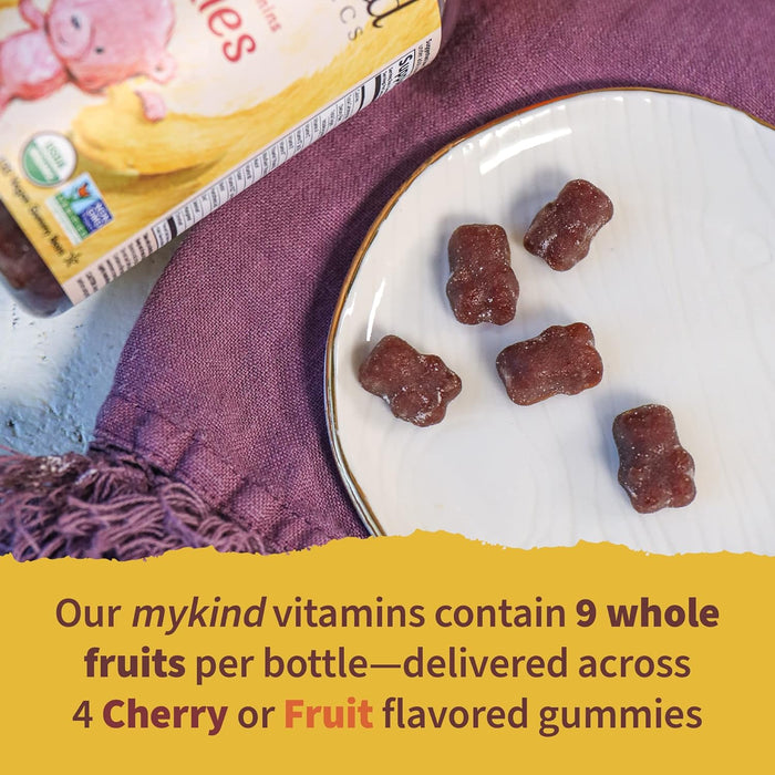 Garden of Life Mykind Organics Kids Multi Gummies, Organic Fruit Flavor - 120 vegan gummy bears