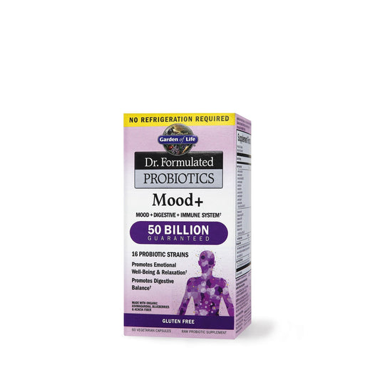 Garden of Life Dr. Formulated Probiotics Mood+ - 60 vcaps | High-Quality Vitamins, Minerals & Supplements | MySupplementShop.co.uk