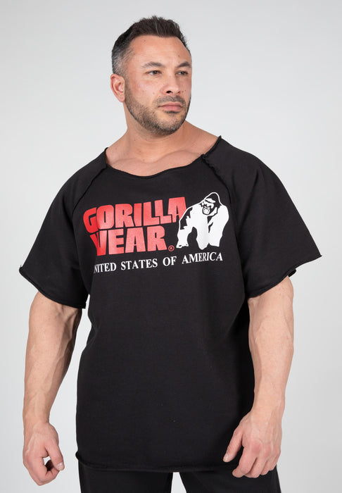 Gorilla Wear Classic Work Out Top - Black - Small/Medium - Workout Top at MySupplementShop by Gorilla Wear