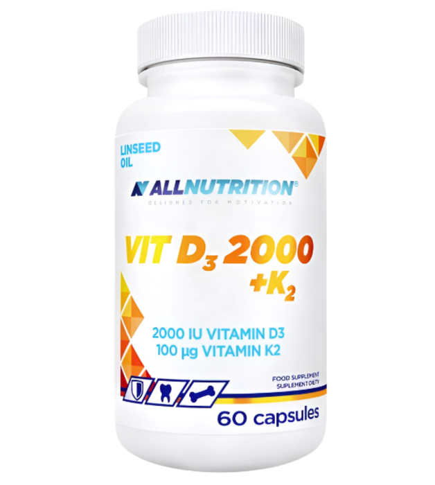 Allnutrition Vit D3 2000 + K2 - 60 Capsules