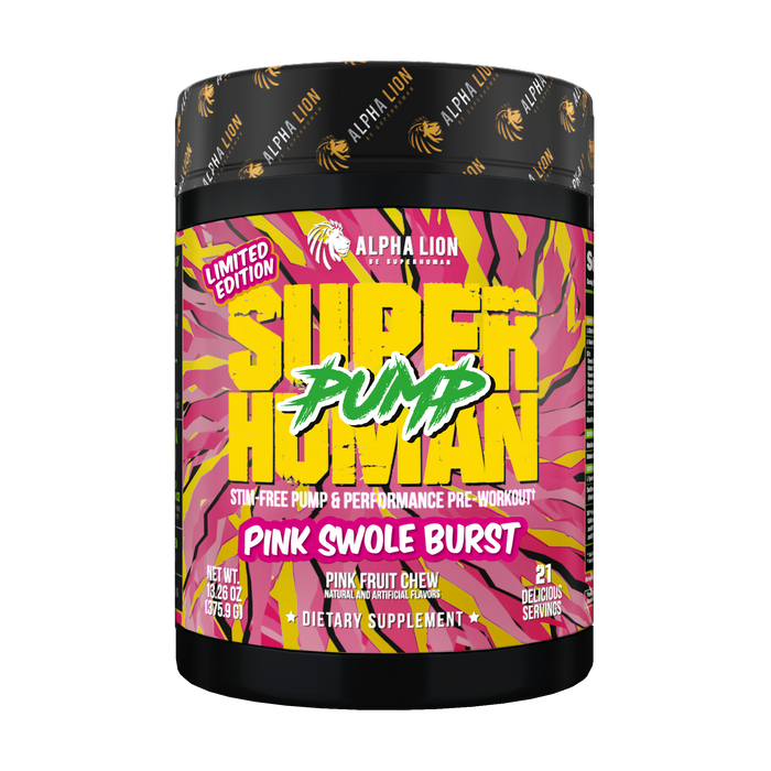Alpha Lion SuperHuman Pump 367g - Pink Swole Burst - Sports Nutrition at MySupplementShop by Alpha Lion