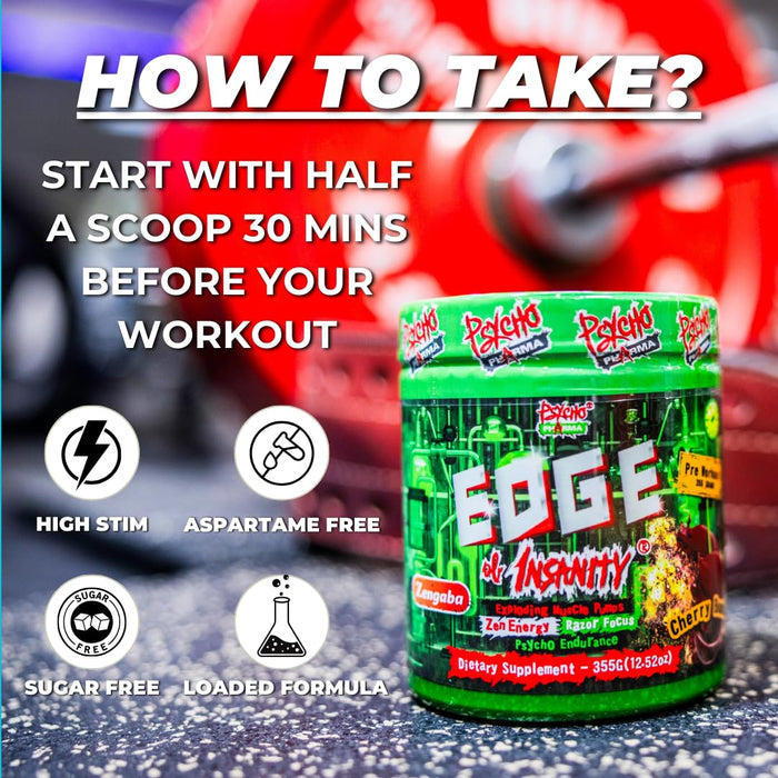 American Supps Psycho Pharma Edge of Insanity 305g