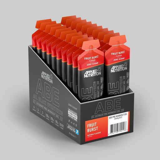 Applied Nutrition ABE (All Black Everything) Pre Workout Gel - 20x60g / Fruit Burst - Pre-Workout Gels