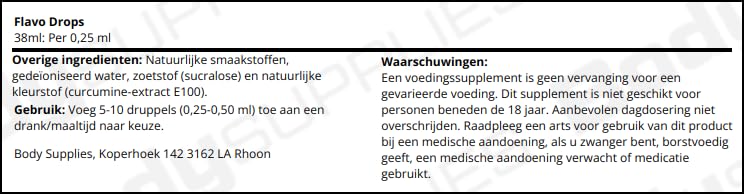 Applied Nutrition Flavo Drops 38ml